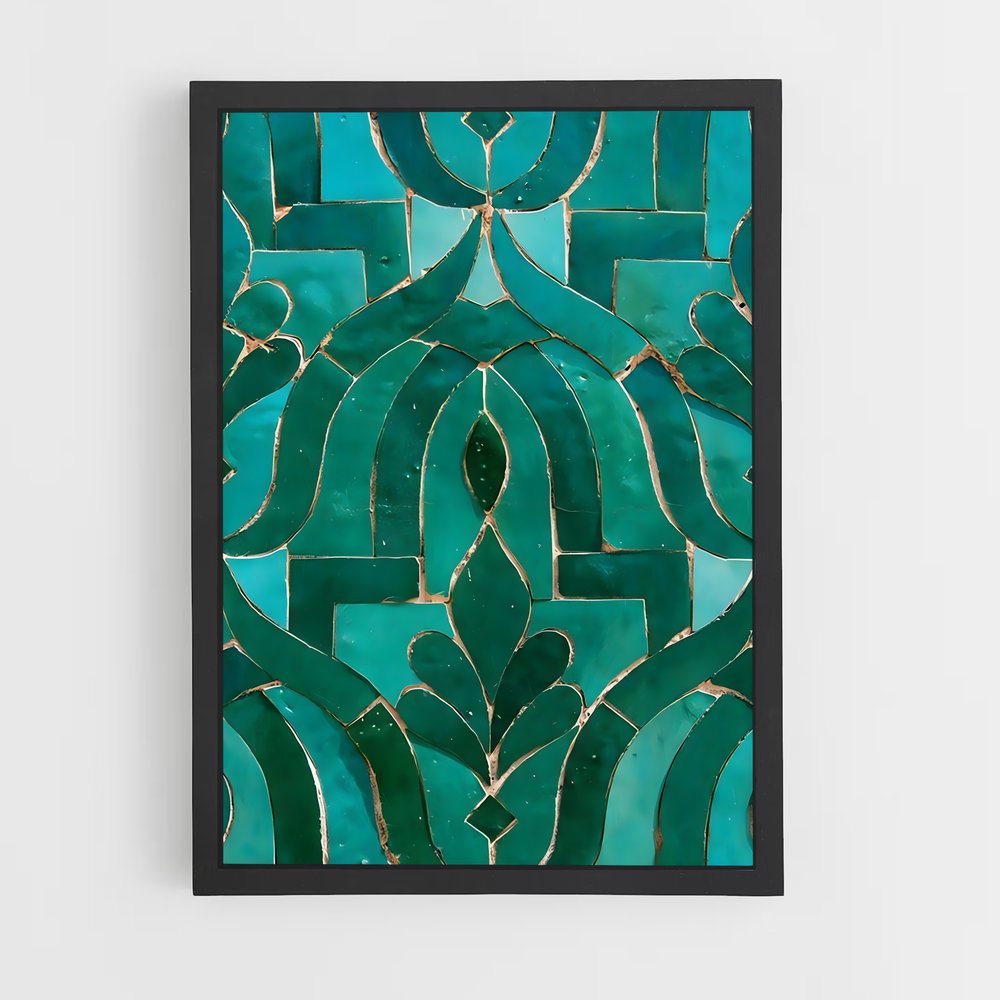 ap-islamic tiles-7 cadre Noir