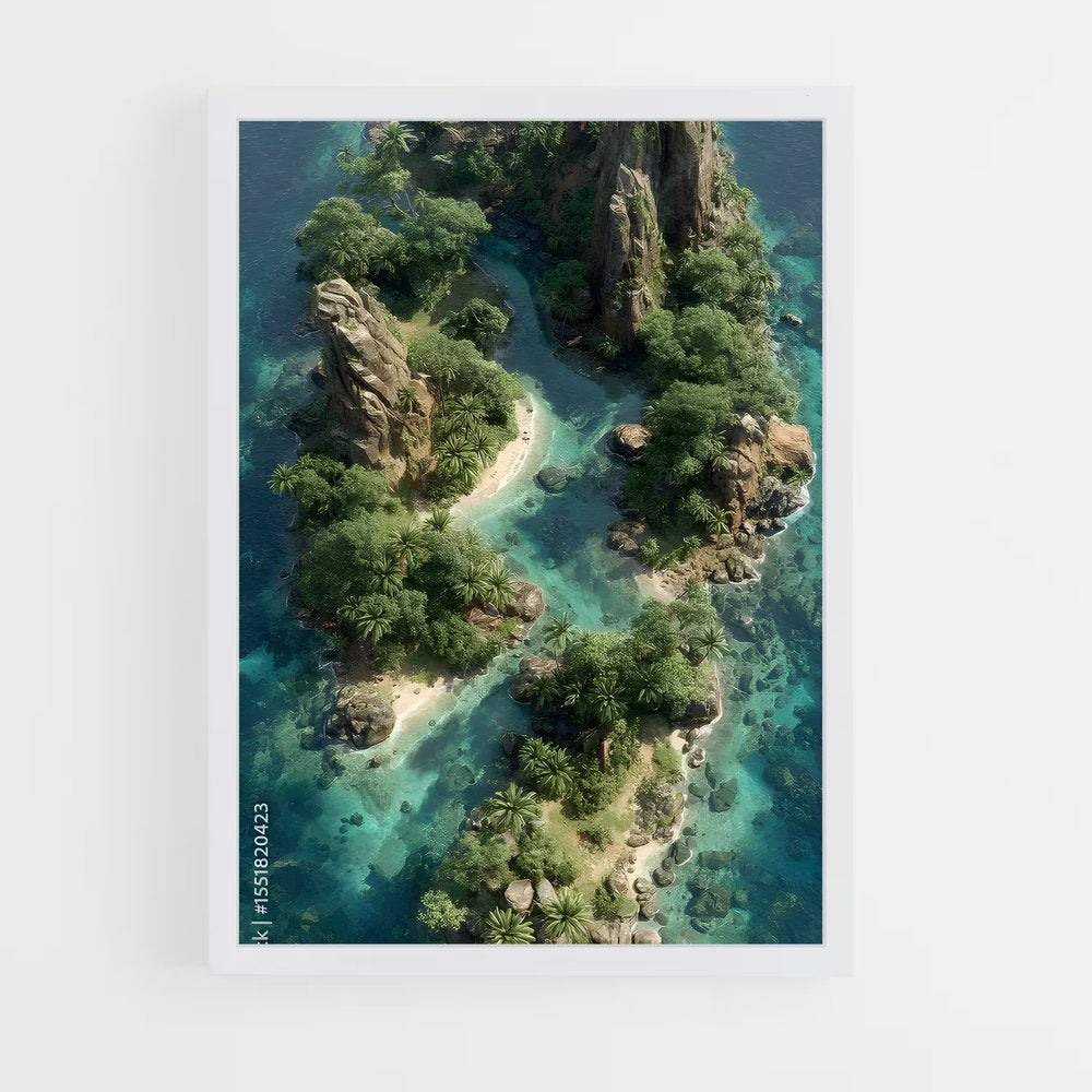 ap-island-1 cadre Blanc