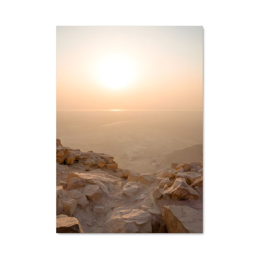 Poster Crépuscule sur la Mer Morte