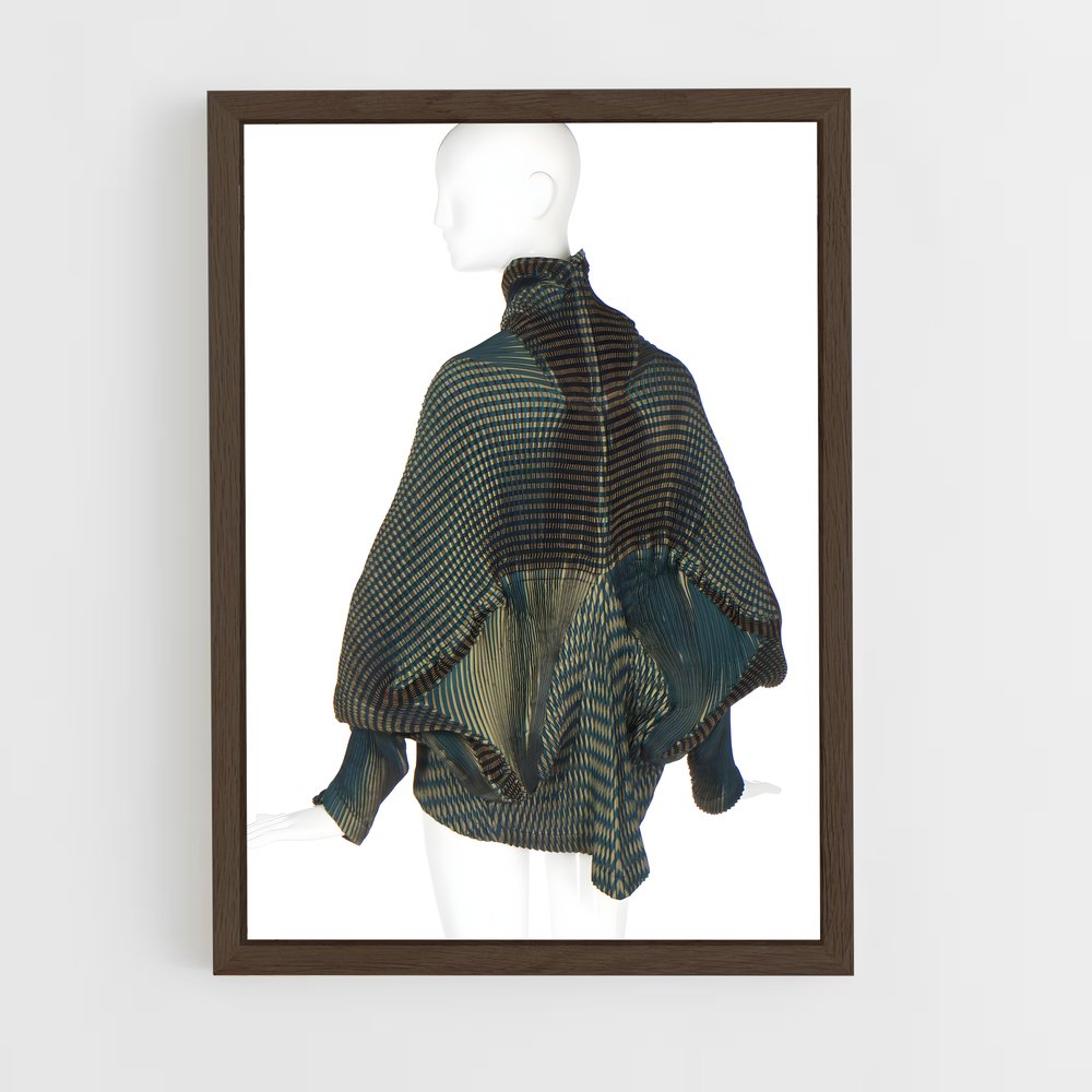 ap-issey miyake-2 cadre Bois foncé