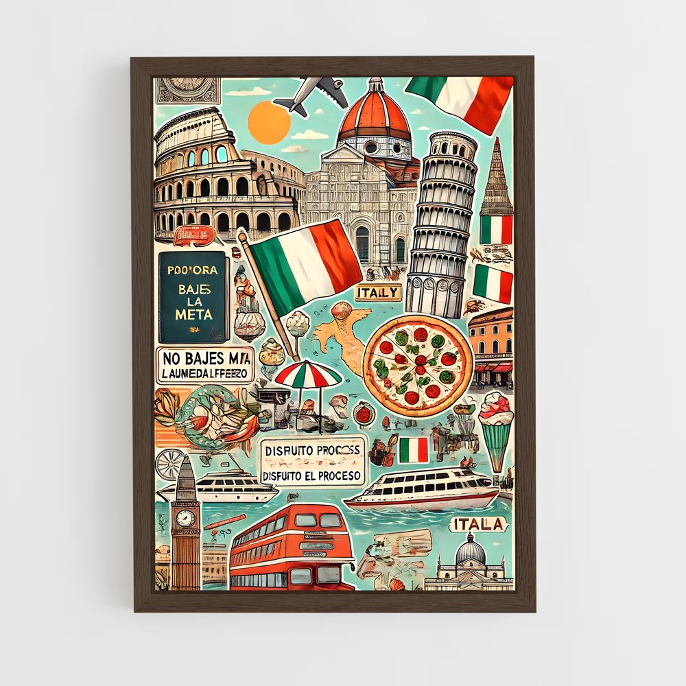 ap-italia viva-2 cadre Bois foncé
