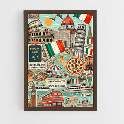 ap-italia viva-2 cadre Bois foncé