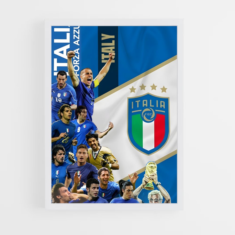 ap-italy national football team-2 cadre Blanc