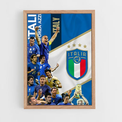 ap-italy national football team-2 cadre Bois clair
