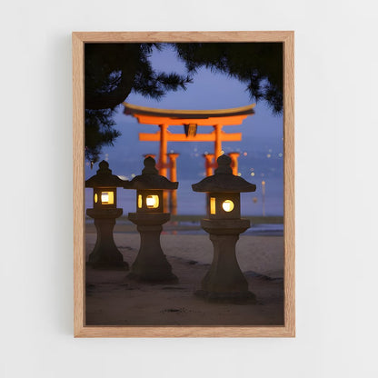ap-itsukushima shrine-1 cadre Bois clair