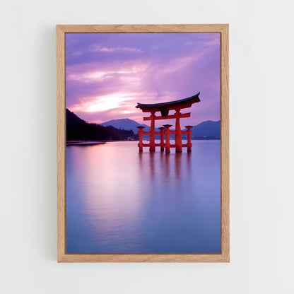ap-itsukushima shrine-4 cadre Bois clair