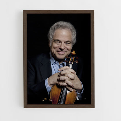 ap-itzhak perlman-1 cadre Bois foncé