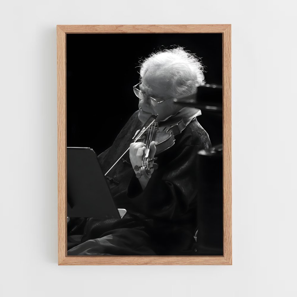 ap-itzhak perlman-2 cadre Bois clair