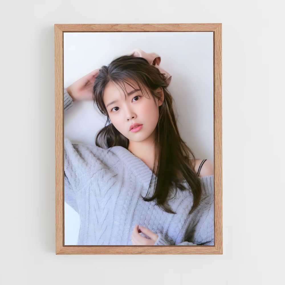 ap-iu lee ji-eun-16 cadre Bois clair