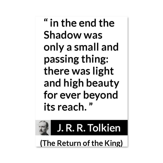 Poster La Sagesse de Tolkien