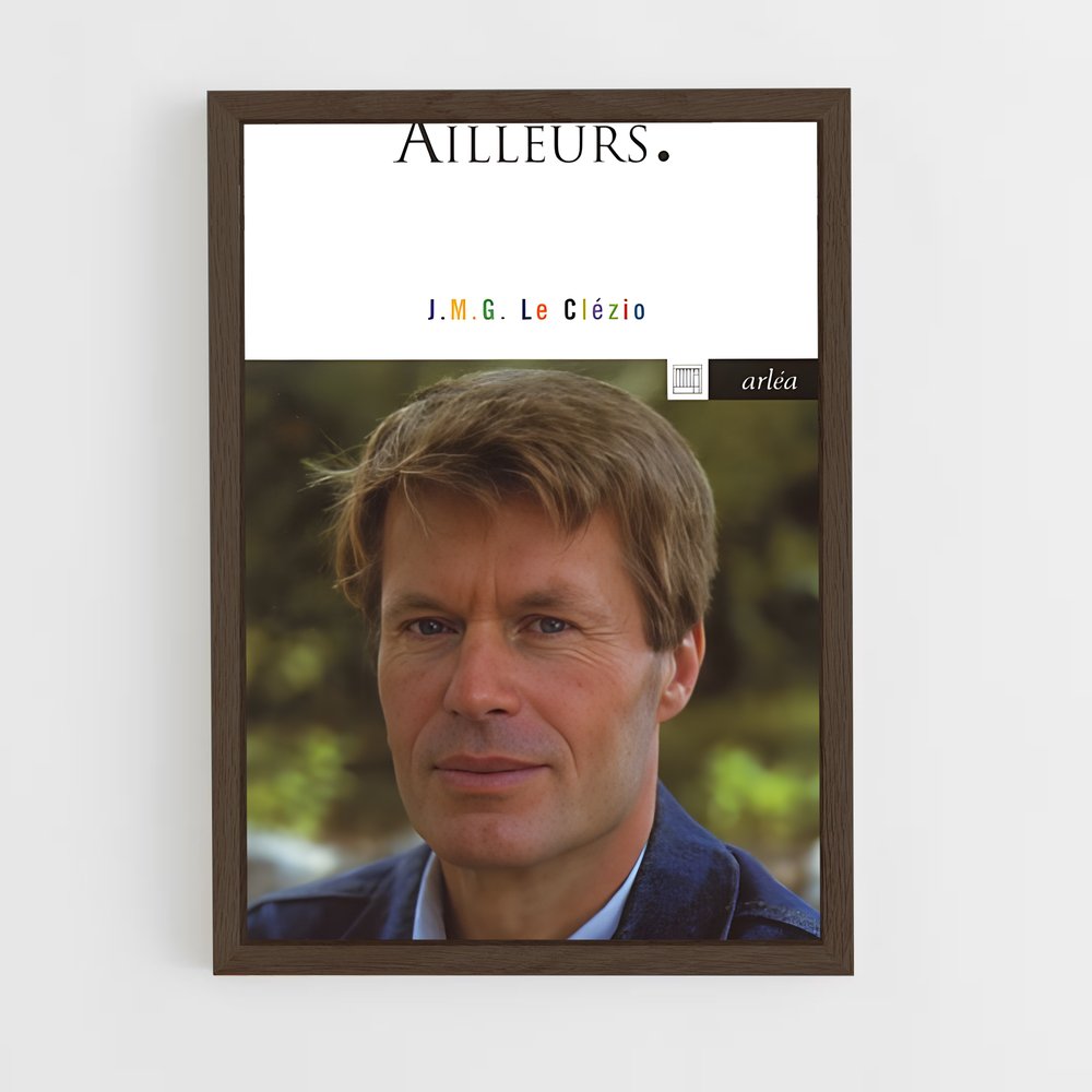 ap-j m g le clezio-1 cadre Bois foncé