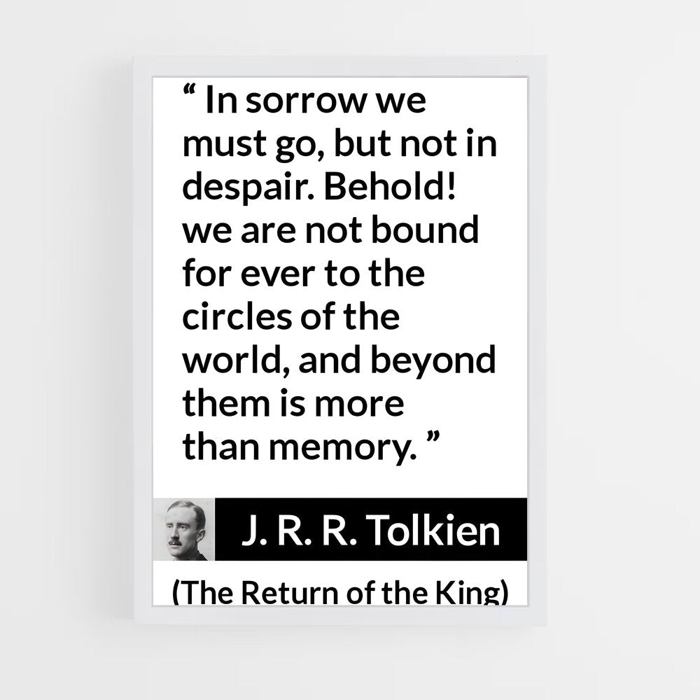 ap-j r r tolkien-2 cadre Blanc