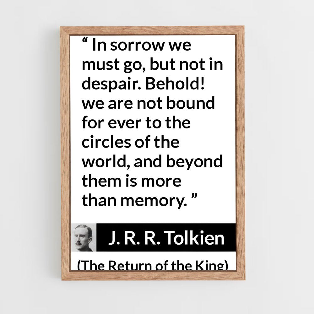 ap-j r r tolkien-2 cadre Bois clair