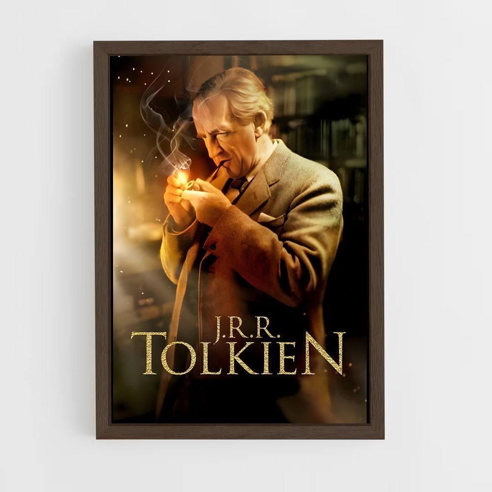 ap-j r r tolkien-3 cadre Bois foncé