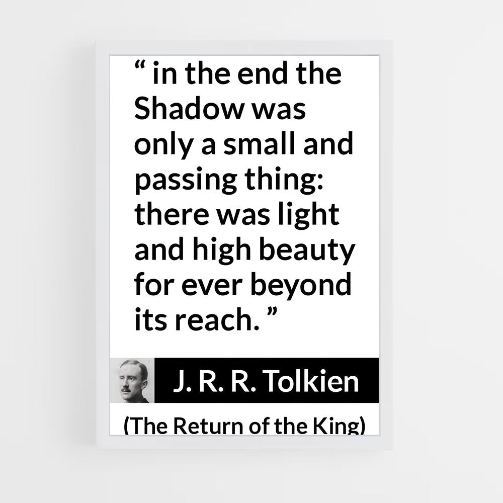 ap-j r r tolkien-4 cadre Blanc