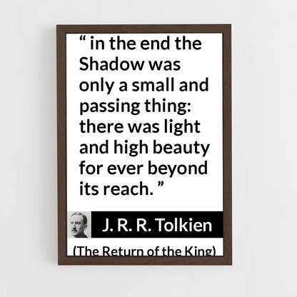 ap-j r r tolkien-4 cadre Bois foncé