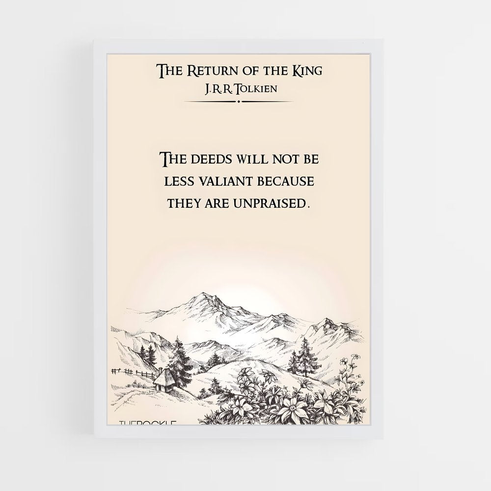 ap-j r r tolkien-5 cadre Blanc