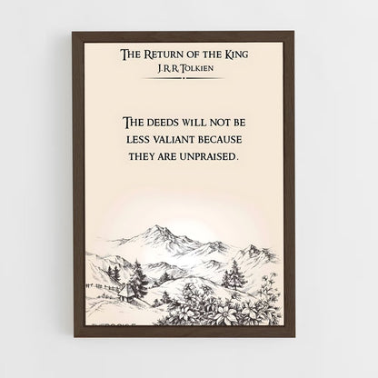 ap-j r r tolkien-5 cadre Bois foncé
