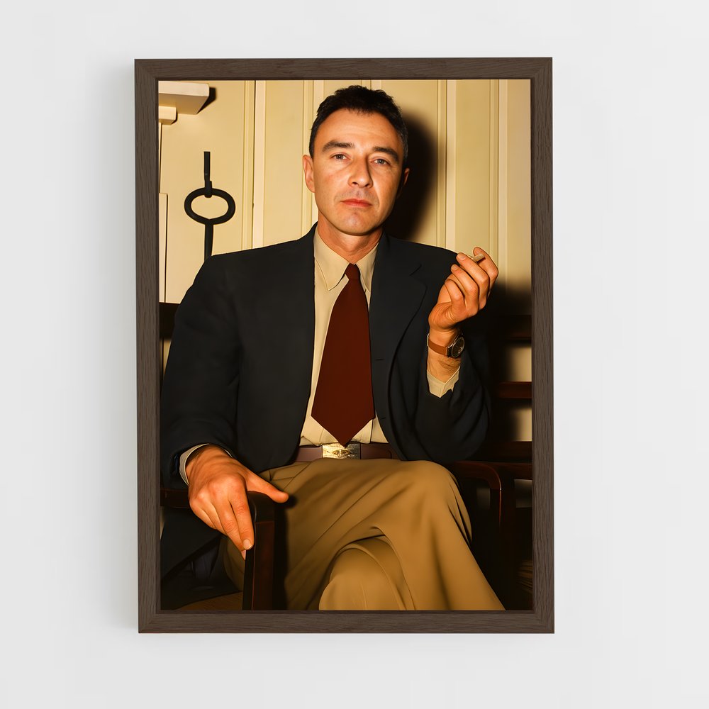 ap-j robert oppenheimer-3 cadre Bois foncé