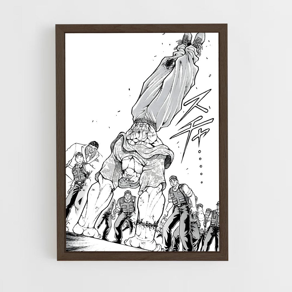 ap-jack hanma-9 cadre Bois foncé