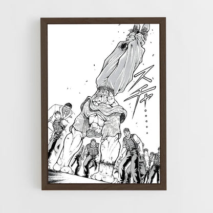 ap-jack hanma-9 cadre Bois foncé