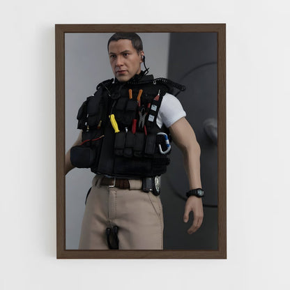 ap-jack traven-3 cadre Bois foncé