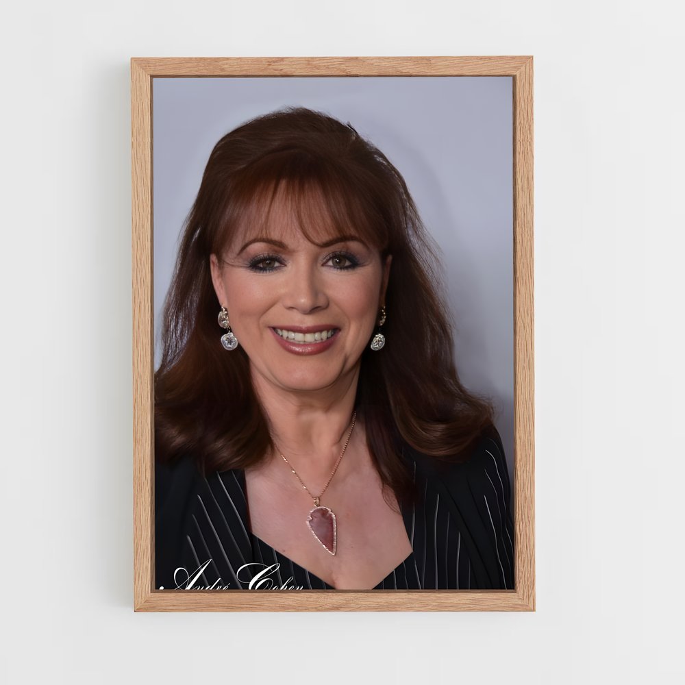 ap-jackie collins-4 cadre Bois clair