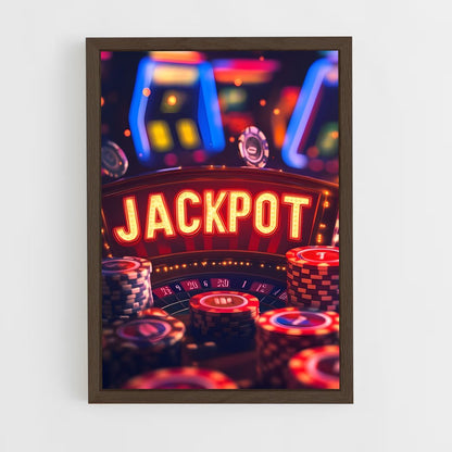 ap-jackpot-7 cadre Bois foncé