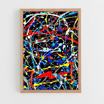 ap-jackson pollock-2 cadre Bois clair
