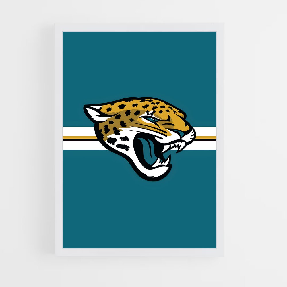 ap-jacksonville jaguars-4 cadre Blanc