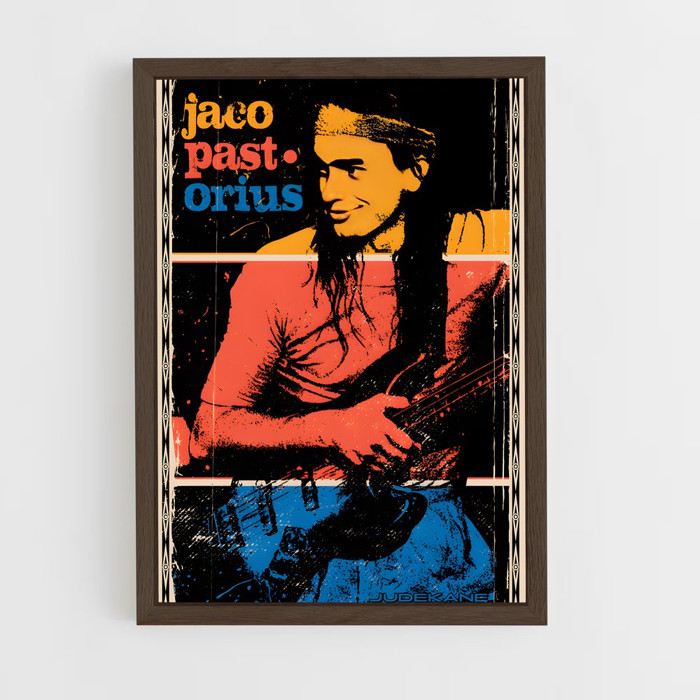 ap-jaco pastorius-2 cadre Bois foncé