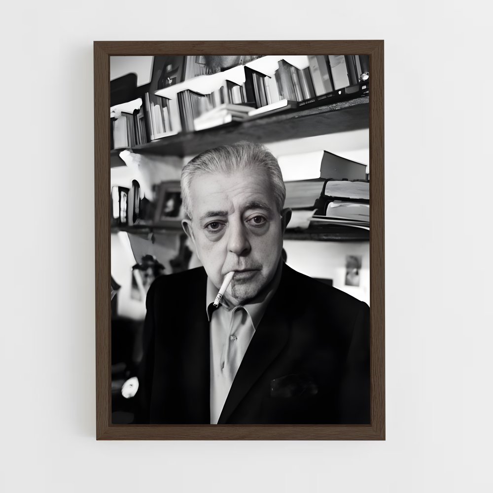 ap-jacques prevert-2 cadre Bois foncé