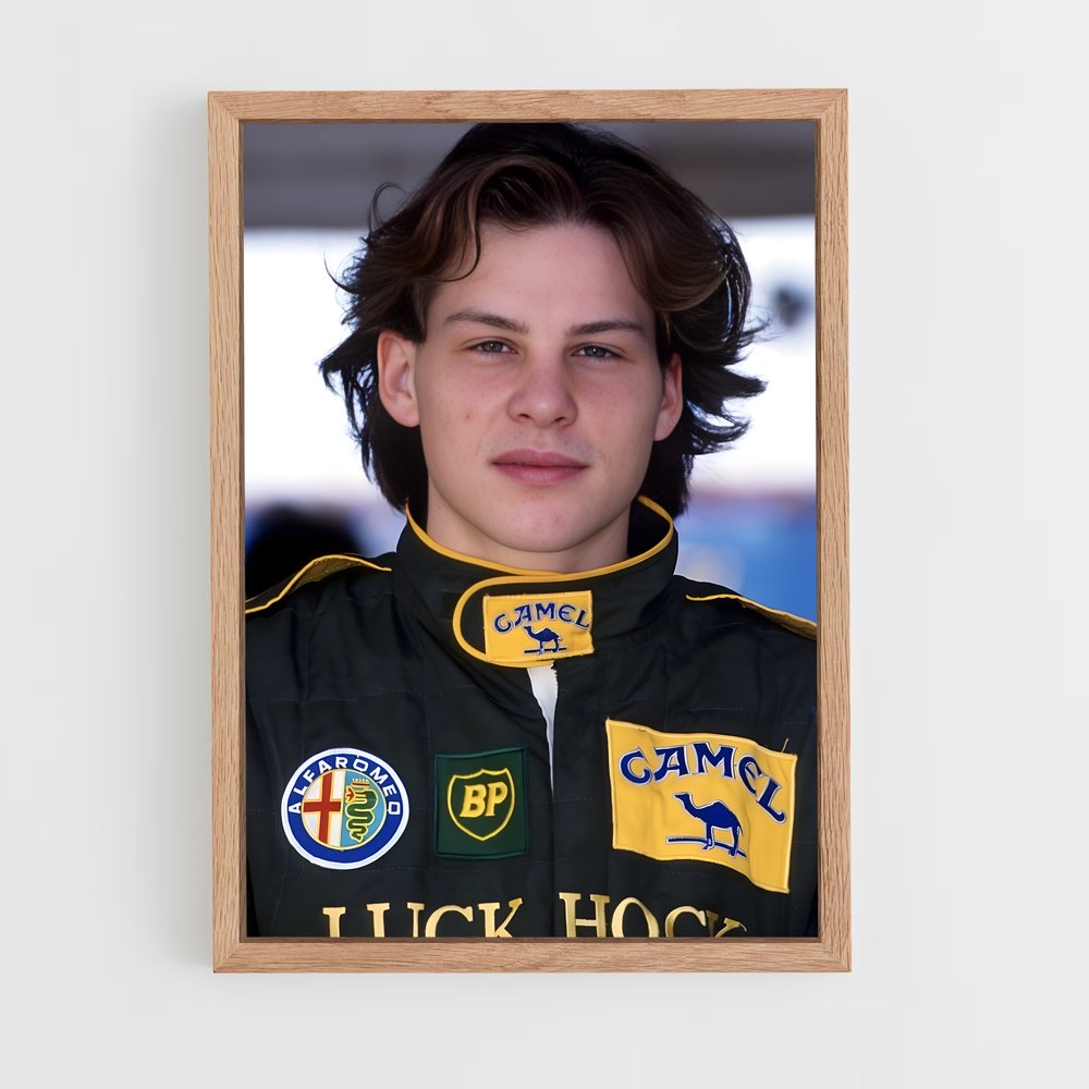ap-jacques villeneuve-2 cadre Bois clair
