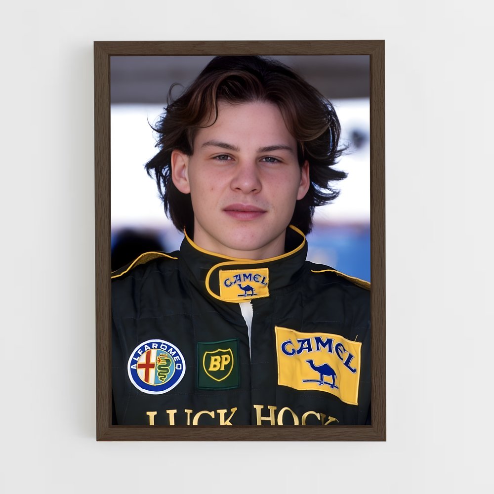 ap-jacques villeneuve-2 cadre Bois foncé