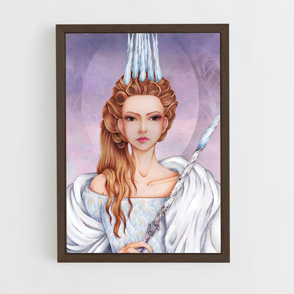 ap-jadis white witch-4 cadre Bois foncé