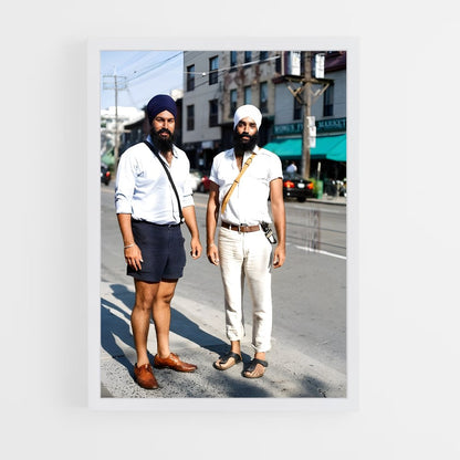 ap-jagmeet singh-1 cadre Blanc