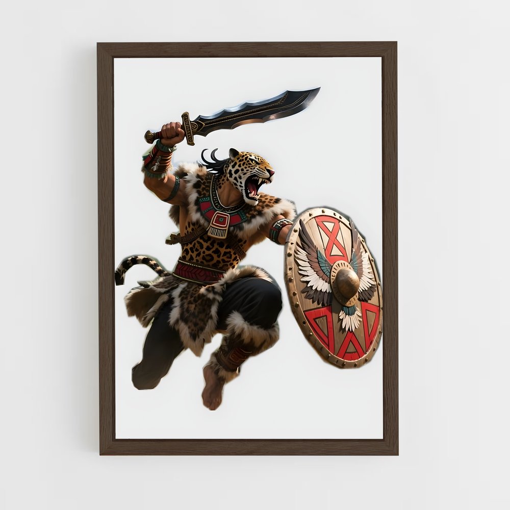 ap-jaguar warrior-3 cadre Bois foncé