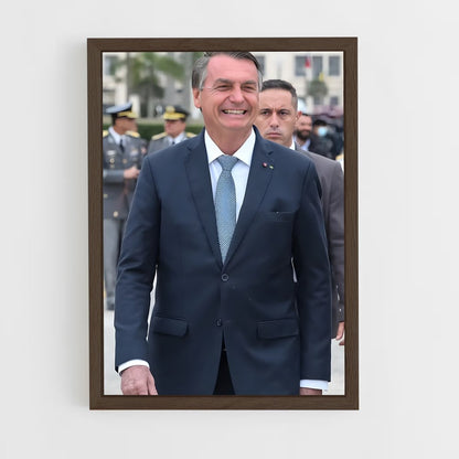 ap-jair bolsonaro-2 cadre Bois foncé