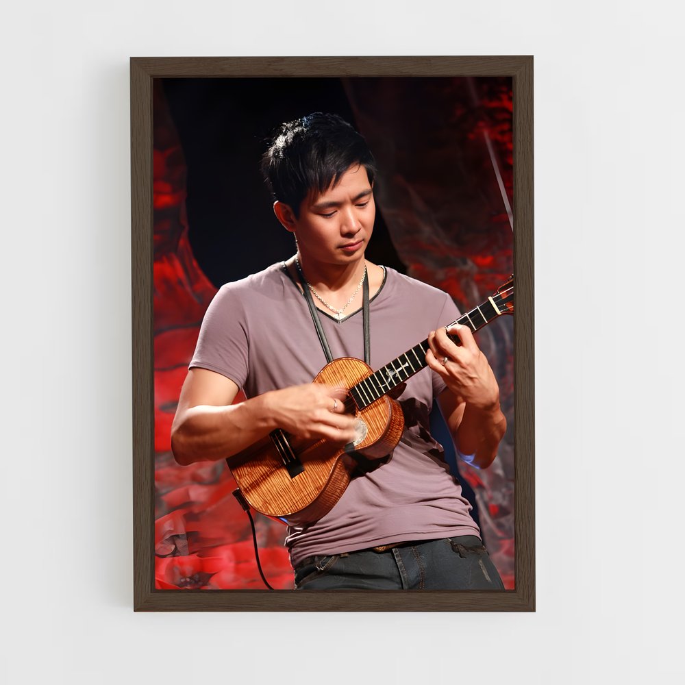 ap-jake shimabukuro-5 cadre Bois foncé