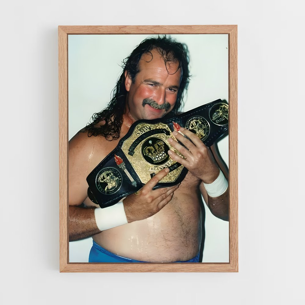 ap-jake the snake roberts-1 cadre Bois clair