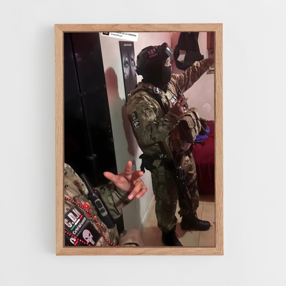 ap-jalisco cartel-2 cadre Bois clair