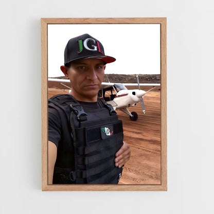 ap-jalisco cartel-4 cadre Bois clair