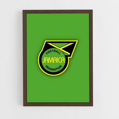 ap-jamaica national football team-2 cadre Bois foncé