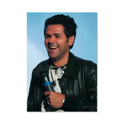 Poster Rire et Microphone