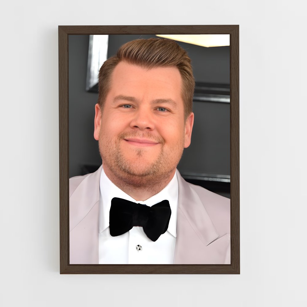 ap-james corden-1 cadre Bois foncé