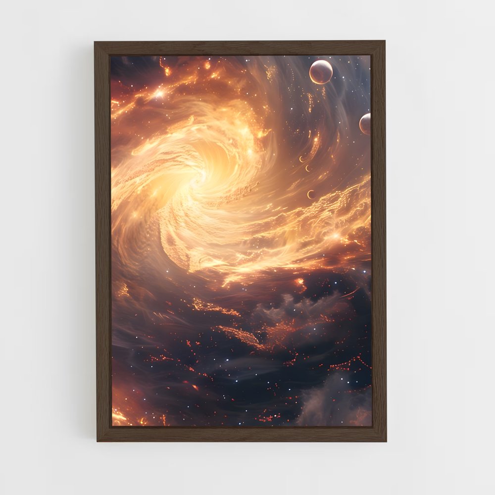 ap-james webb telescope-8 cadre Bois foncé