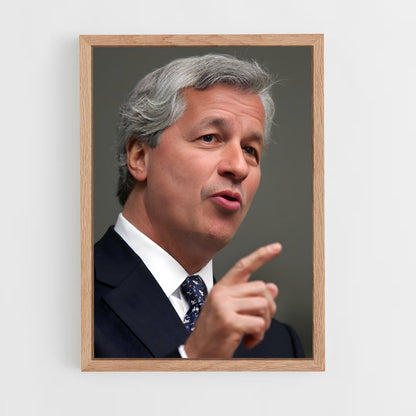 ap-jamie dimon-1 cadre Bois clair