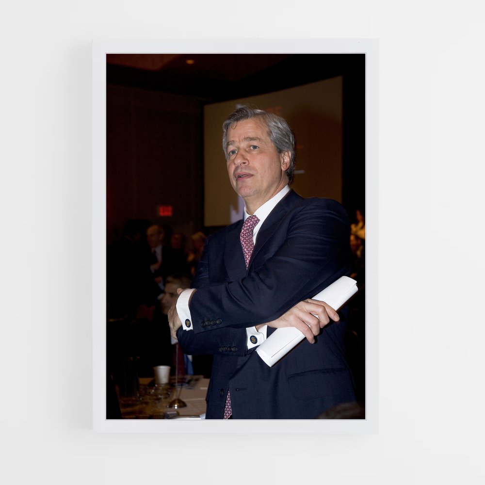 ap-jamie dimon-2 cadre Blanc