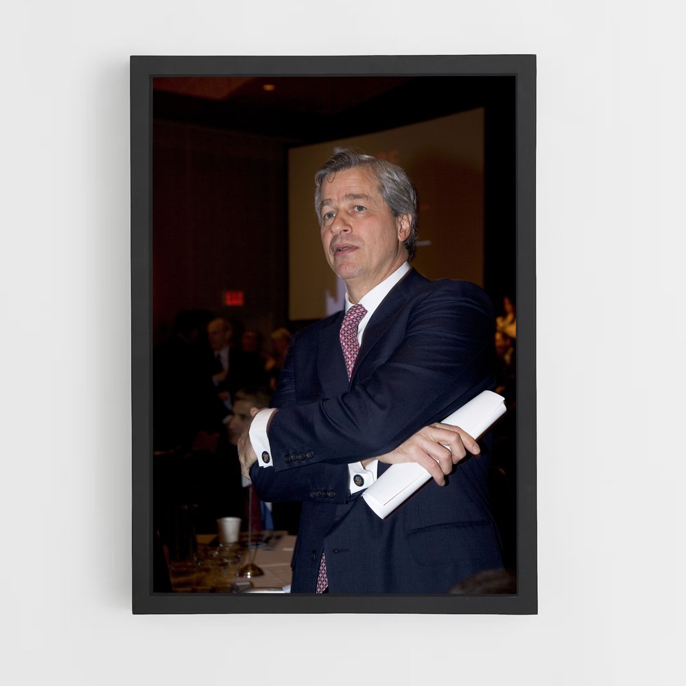 ap-jamie dimon-2 cadre Noir