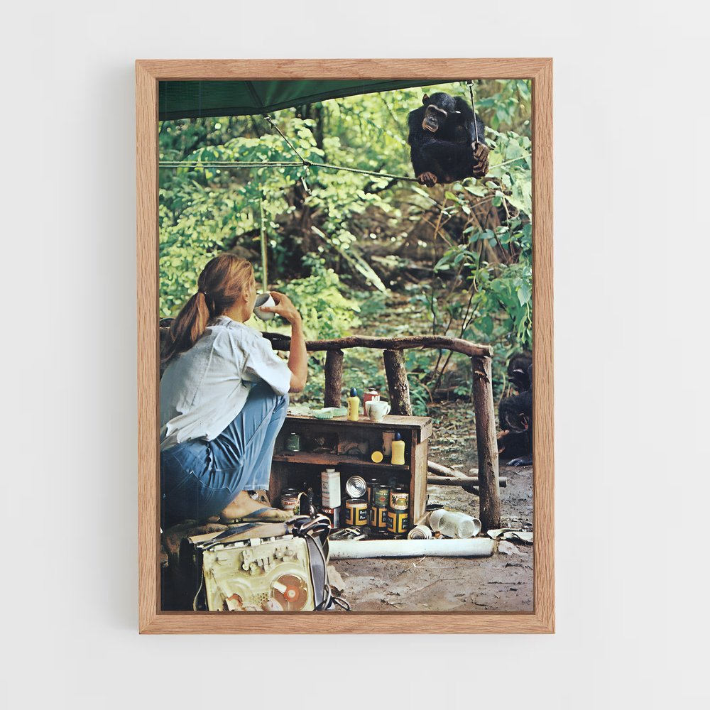 ap-jane goodall-1 cadre Bois clair